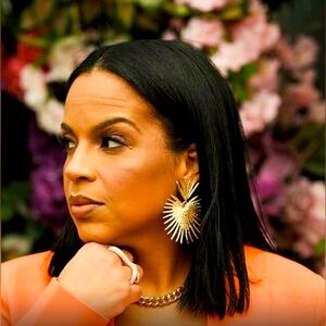 Gold Statement Earrings